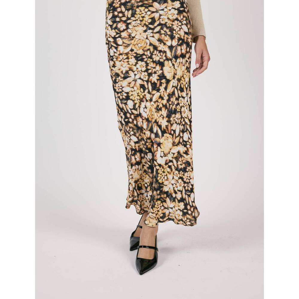 NEW SAGE THE LABEL wild renaissance mermaid skirt in multi-colored